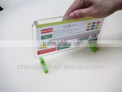 Acrylic Sign Display With Color Corner