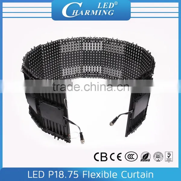 2016 Indoor Led P18.75 Curtain Screen/Wholesale Pioneer dj Screen/wedding Stage Backdrop Light Display photo-5