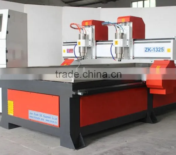 Double Z Double Head Wood Metal Stone CNC Carving Machine With Panasonic Servo Motor photo-5