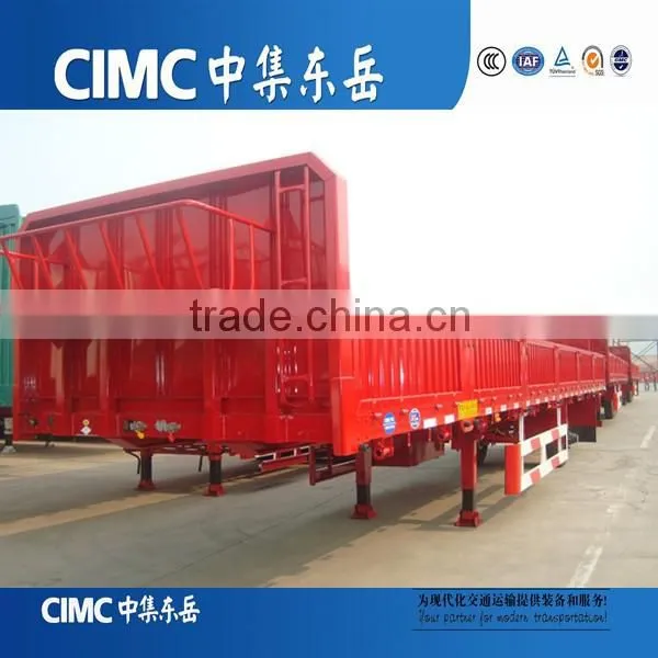CIMC Tri Axles Side Board Semi Trailer for Sale photo-3