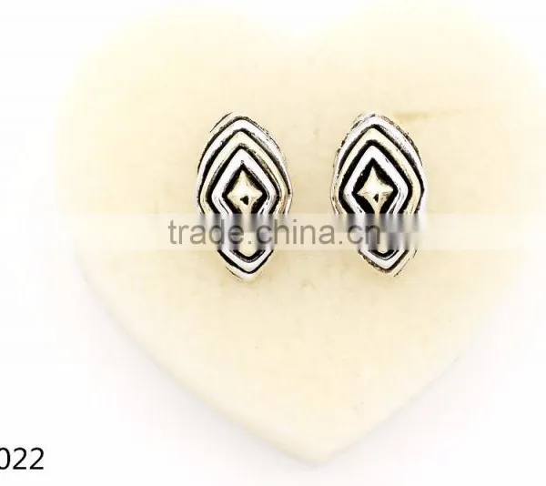 2016 New Fashion Wholesale Juyuan Double Color Plated Whole Sales Earrings photo-4