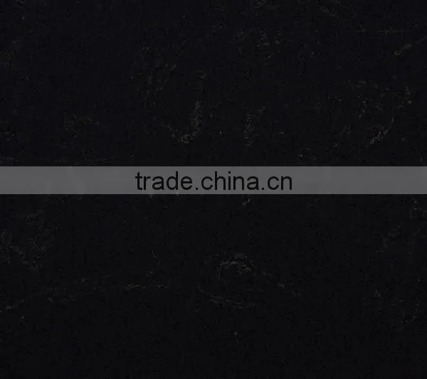 Perfect Black Quartz Stone Slabs photo-5