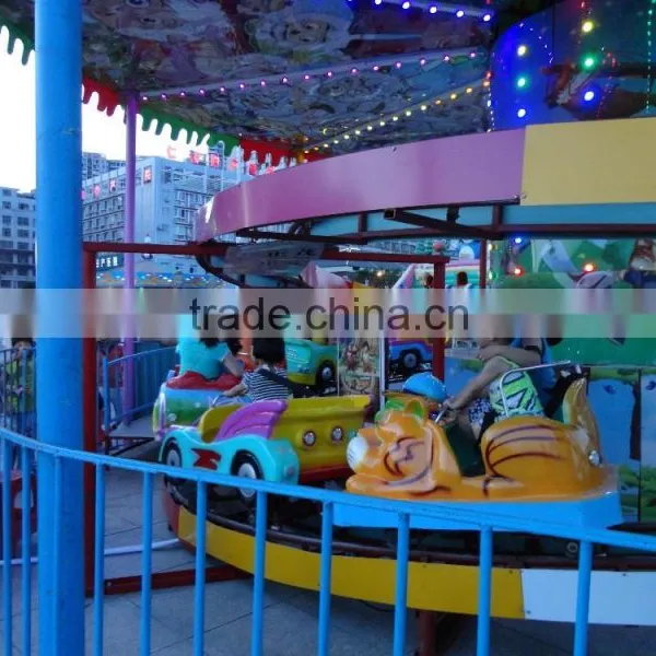Kiddy Car Rides Mini Shuttle Track Car Indoor Outdoor Game photo-3