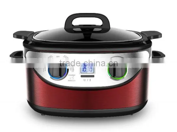 2016 New Hot Sale Slow Cooker LCD Display Electric Rice Cooker 8 in 1 Electric Digital Multi Cooker for Sale photo-4