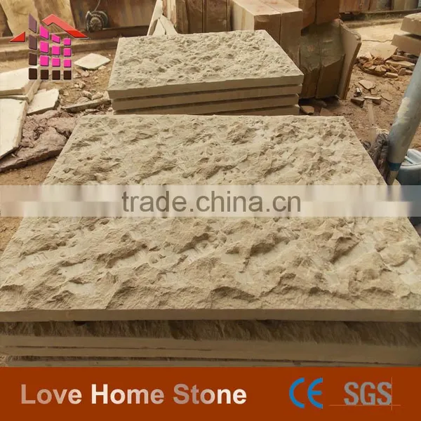 Cheap China Factory Supplier Beige Sandstone Slabs for Outdoor Wall