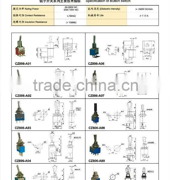 6a Rocker Switch 250v,home Appliance Rocker Switch,2 Speed Hair Dryer Rocker Switch photo-6