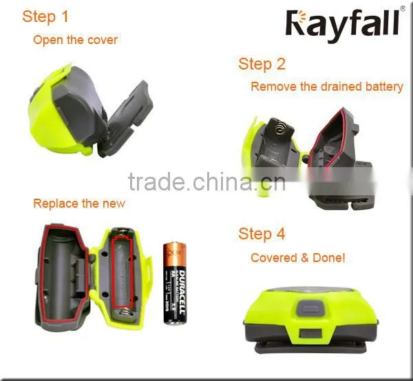 High Quality Performance Headlamp Night Safety Led Head Torch AA Battery Hot in Market photo-3