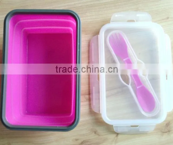 Collapsible Container Camping Silicone Food Storage Containers photo-3