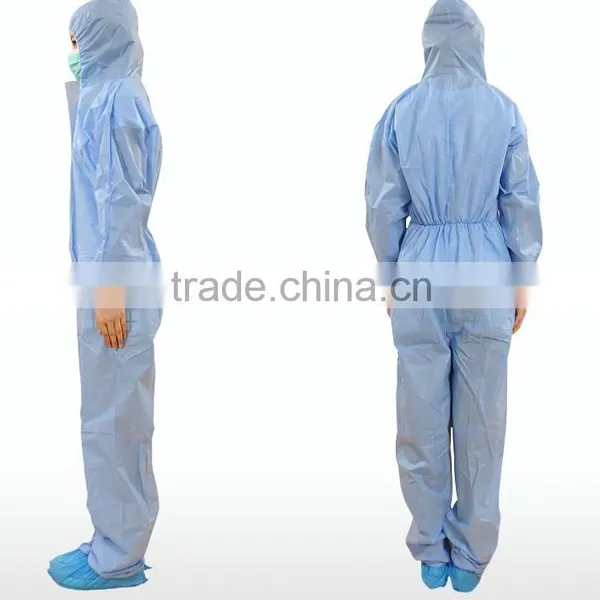 Disposable Non-woven Microporous Clothing Good Coveralls Medical Overall photo-2