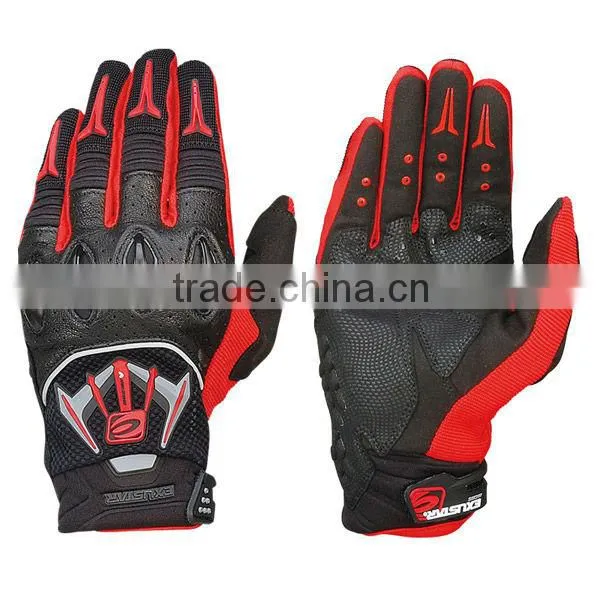 Adjustable Wrist Velcro Motorcycle Gloves photo-2