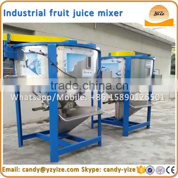 Vertical 1 Ton Feed Mixer / Plastic Pellets Powder Color Mixer With Heater photo-4