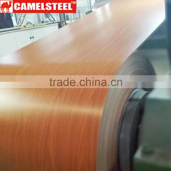China Mill Color Coated Steel Coil Wood Grain Ppgi photo-5