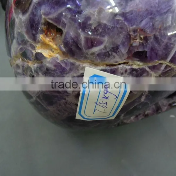 Amethyst Crystal Skull Carving/skeleton Ornament Fengshui Products for Collection photo-4