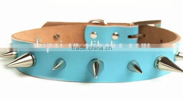 Hot Sale Cow Leather Dog Chains Dog Collar Chains Custom Metal Chain Dog Collar photo-4