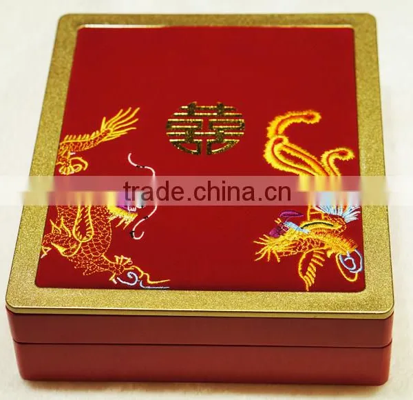 Fashion High End Logo Print Wooden Gift Boxes Wooden Jewelry Boxes for Unique Jewelry Packaging photo-5