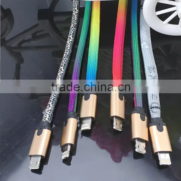 Wholesale Lighting Shoelace Usb Cable Led Chargers Cable for Iphone Cable photo-3