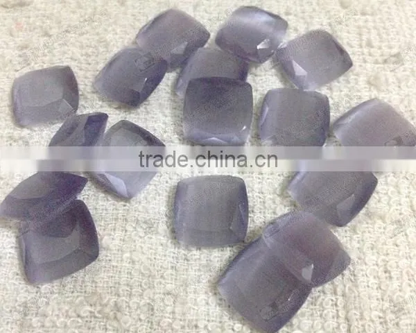 Grey Cat Eye Stone,semi Precious Stone for Cufflinks photo-3