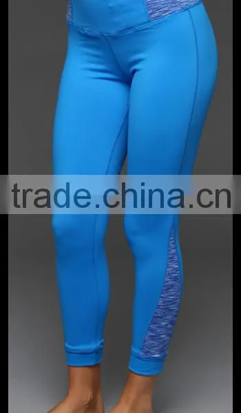 Kiteng 2016 New Design Yoga Pants Splice Clolor Panel on the Side of Waist Office In United States (USA)small Minimum photo-5