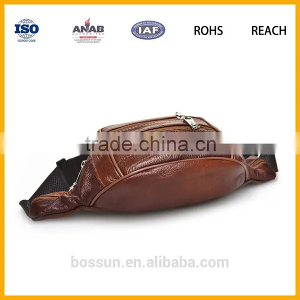 Hot Selling High Quality Genuine Leather Waist Bag With China Factory Price photo-6