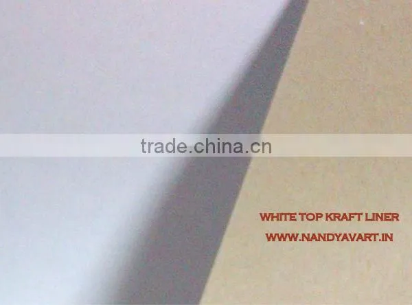 White Top Kraft Liner for Packaging