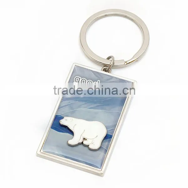 Custom Made 3d Soft Pvc Rubber Bear Keyring/keychain photo-2