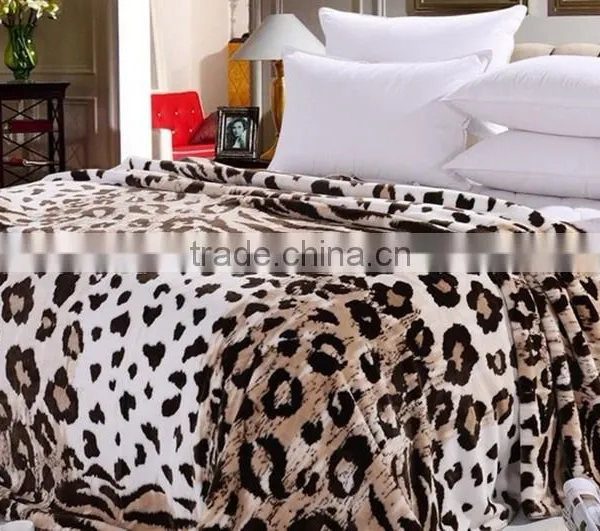 Super Soft Leopard Print Flannel Fleece Blanket photo-3
