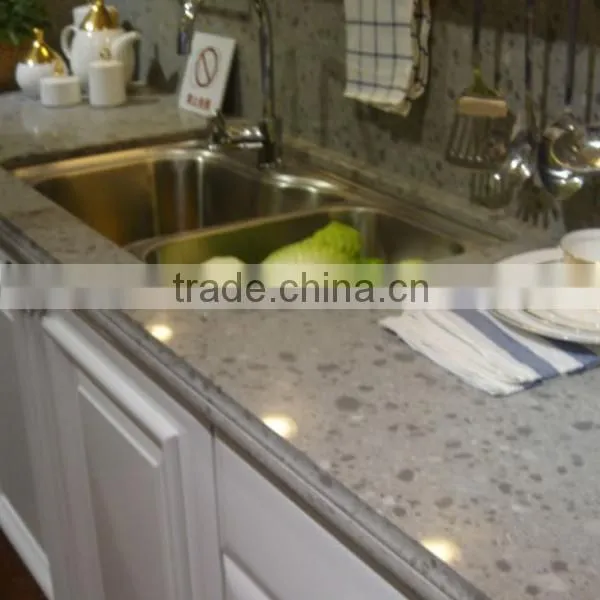 Hot Sale Solid Surface Kitchen Counter Tops With Undermount Sink photo-5