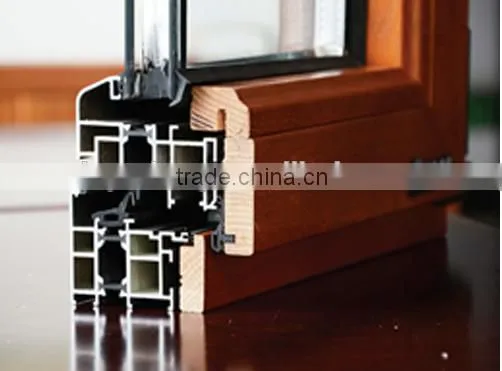 China Top Grade Hot Sale Aluminum Wood Composite Doors photo-2