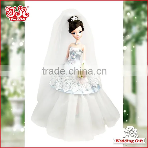 11.5 Inches Fashion Bride Doll Wedding Dress Gift
