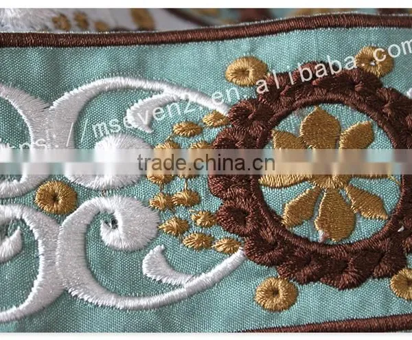 New Arrival 6cm Width Gorgeous Ethnic Lace Trim Embroidery for Garment photo-5