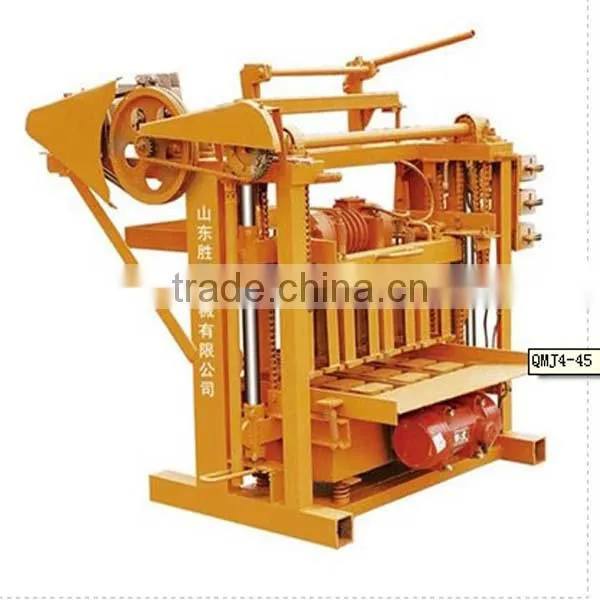 QMJ4-45 Block Making Machine for Sale/electric Egg Laying Block Machine photo-2