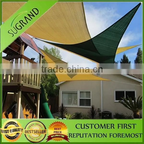 We Are a Manufacturer of Sand Yellow Sun Shade Sail in China