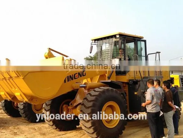 ZL50 Yineng Loader Shan Dong Cat Engine YN Wheel Loader With Grass Grasper /clamp Shan Dong photo-2