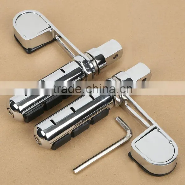 Chrome Skull Foot Peg Footrest Heel Stirrup Rest For Honda VTX1800 VTX1300 2002-2011 10 photo-6