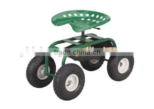 Metal Garden Sitting Cart TC4501,four Wheels photo-2