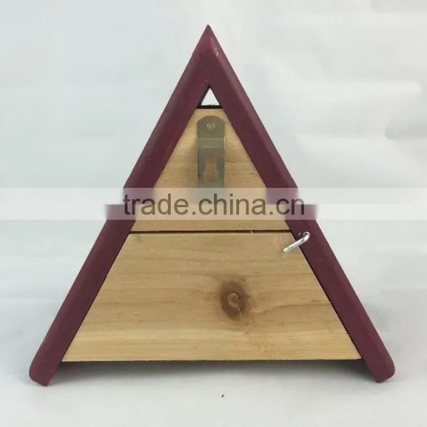 Traditional Wooden Nesting Box Small Wild Animal Bird Nest Cage For Wholesale photo-6
