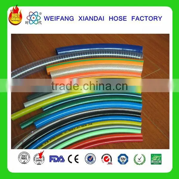 High Quality PVC Clear Braid Hose ,felxible Hose,blue and Red Air Hose photo-5