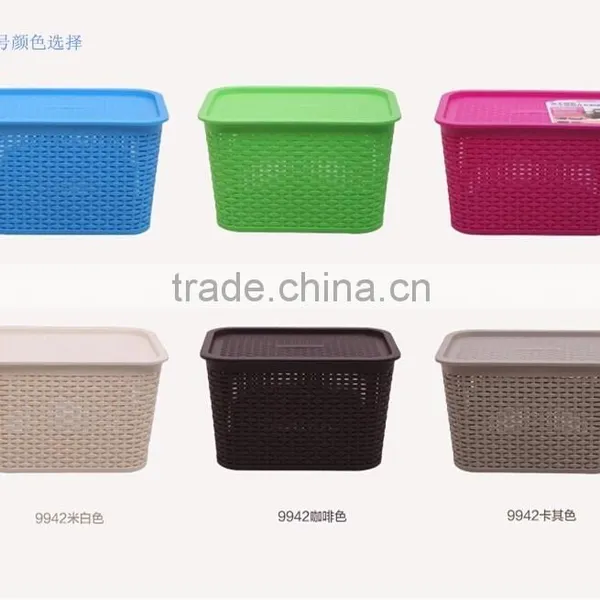 New Design Rattan Storage PP Basket for Living Room photo-3