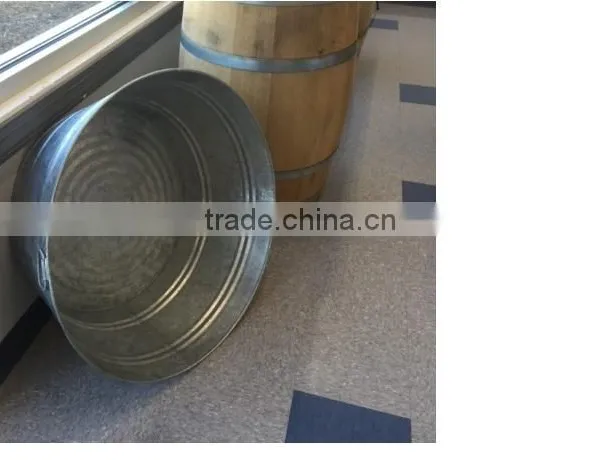 Galvanized Round Ice Beer Tin Bucket photo-2