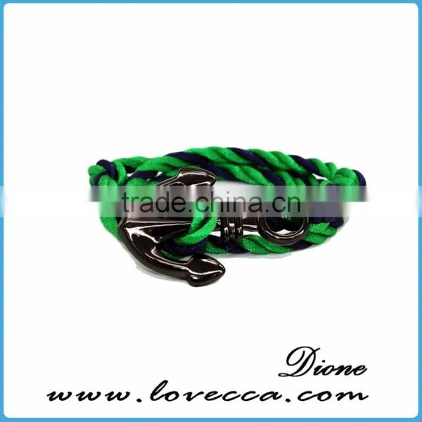 New Arrival Custom Anchor Nautical Hook Cotton Rope Bracelet Anchor Bracelet for Men photo-6