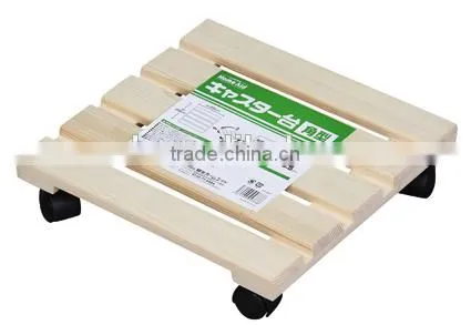 Wooden Mat With Wheels for Your Flower Pot photo-4