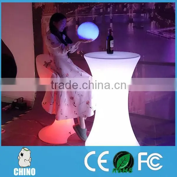 Factory RGB Color Changing LED Night Club Table 60*60*110cm photo-3