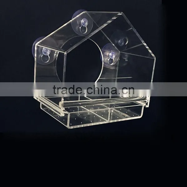 Custom Clear Acrylic Bird Feeder photo-4