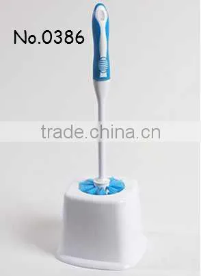 New Design Toilet Brush Plastic Cleaning Brush Sets With TPR Holder photo-2