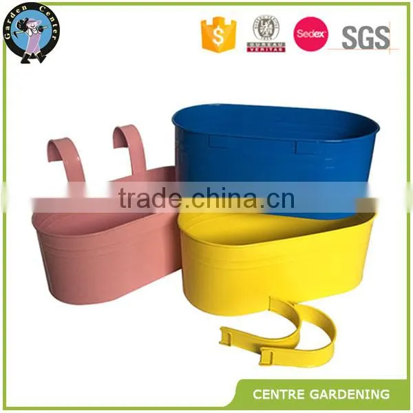 Hanging Metal Bucket Flower Pots & Planters photo-3