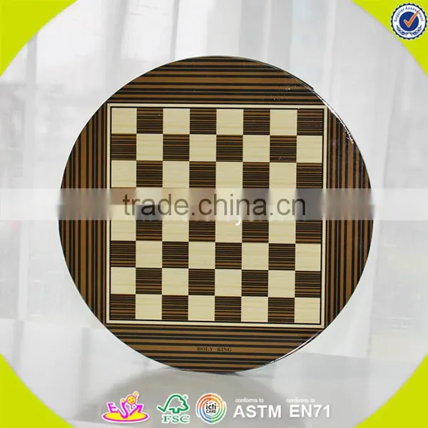 2017 Wholesale Cheap Kids Wooden Chess Game Best Wooden Chess Game W11A054 photo-3