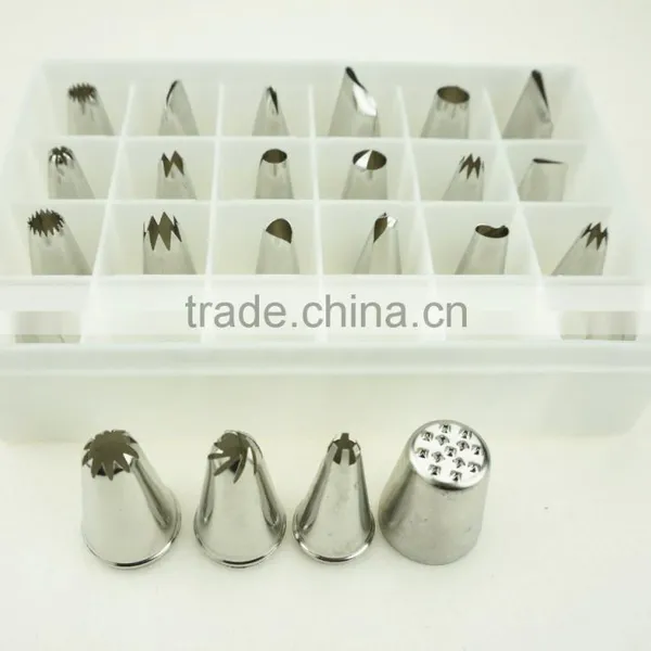 42157 Stainless Steel Cake Decorating Tips/Mouth for Pastry Bag/Fondant Tools photo-3