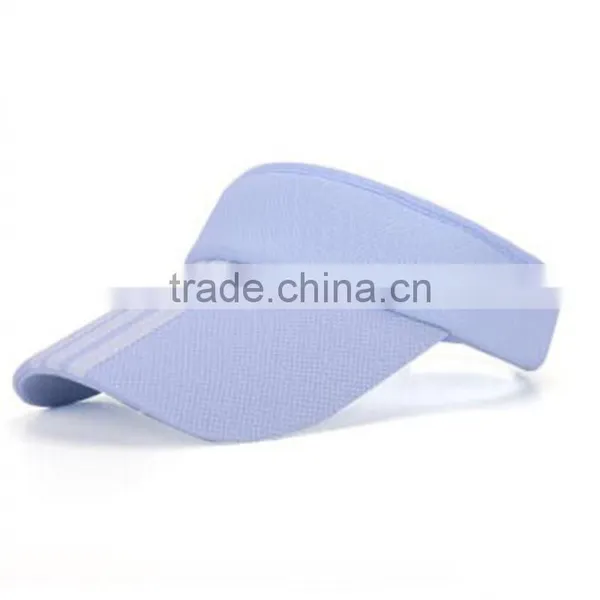 Wholesale Cheap Sun Visor Hat/cap/high Quality Kids Colorful Running Wide Brim Visor Hats photo-4
