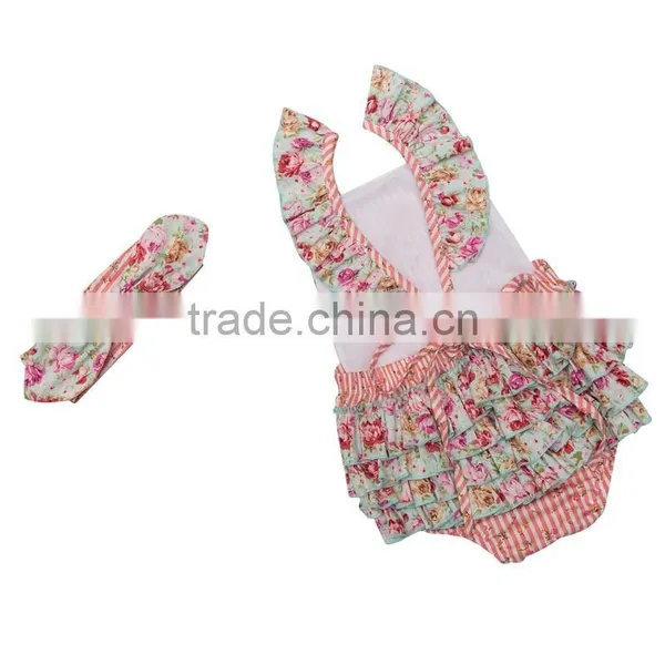 Baby Gift Fashion Set Bubble Clothes Ruffle Romper Set Kids Bubble Romper Set photo-6