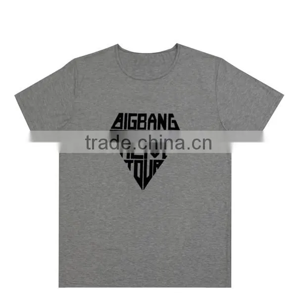 2014 Top Quality 100%cotton Fashion Mens Clothing Flock Printing Designer t Shirt Wholesale China photo-2